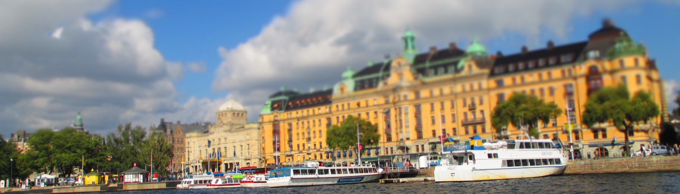 Stockholm by boat